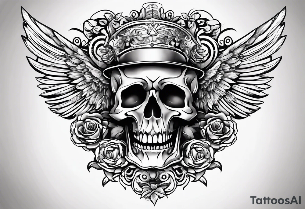 Sempre e per sempre in classic bold font for chest piece tattoo idea