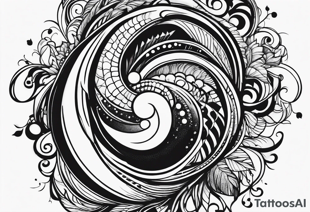 Simple blues music tattoo tattoo idea