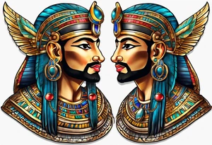 egyptian tattoo tattoo idea