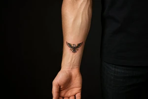 spread eagle tattoo idea