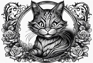 Alice in wonderland, Cheshire cat tattoo idea