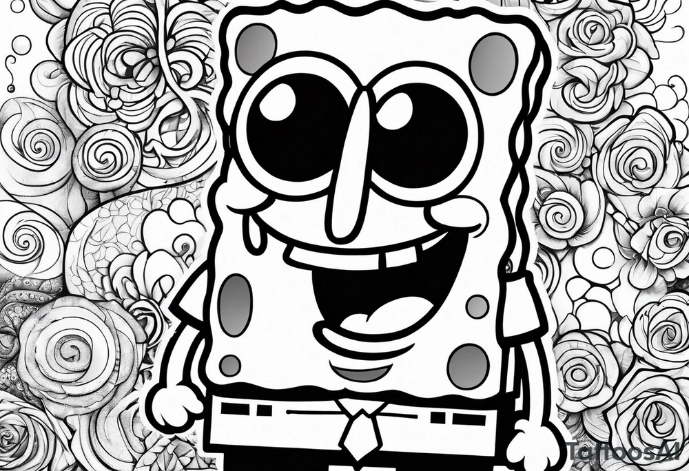 SpongeBob tattoo idea