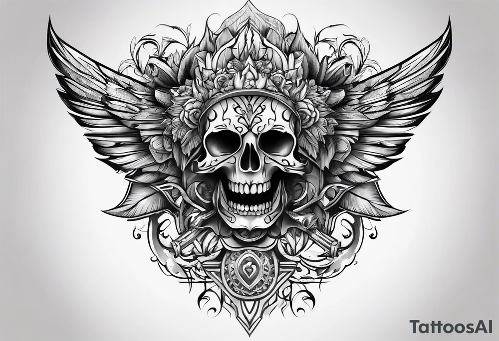 knife tattoo idea