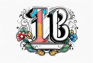 I would like a tattoo, featuring only 
number 13 in a colorful old school style. tattoo idea