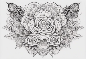 Fine line tattoo which will wrap around ankle horizontally which is larger in the centre tattoo idea