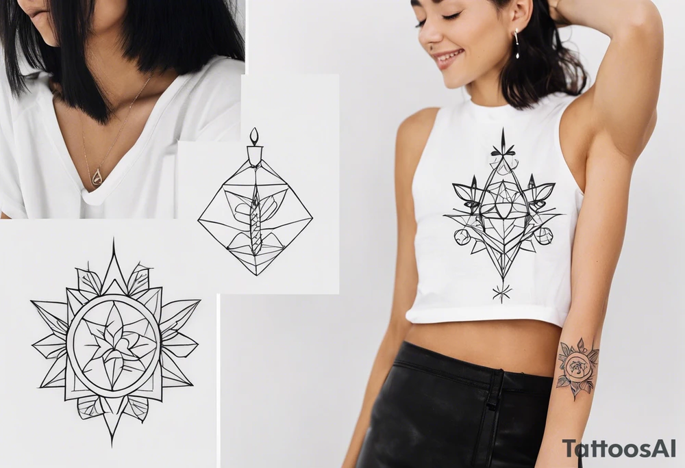 very small minimalist tattoo for female arm tattoo idea