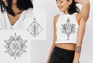 very small minimalist tattoo for female arm tattoo idea