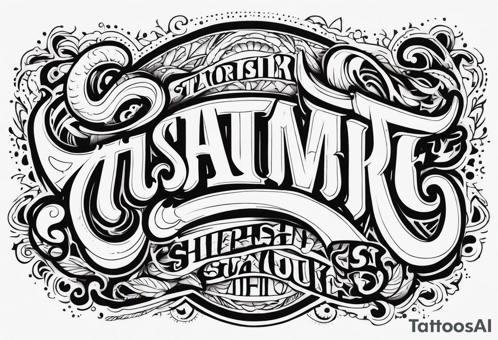 Large stomach tattoo tattoo idea