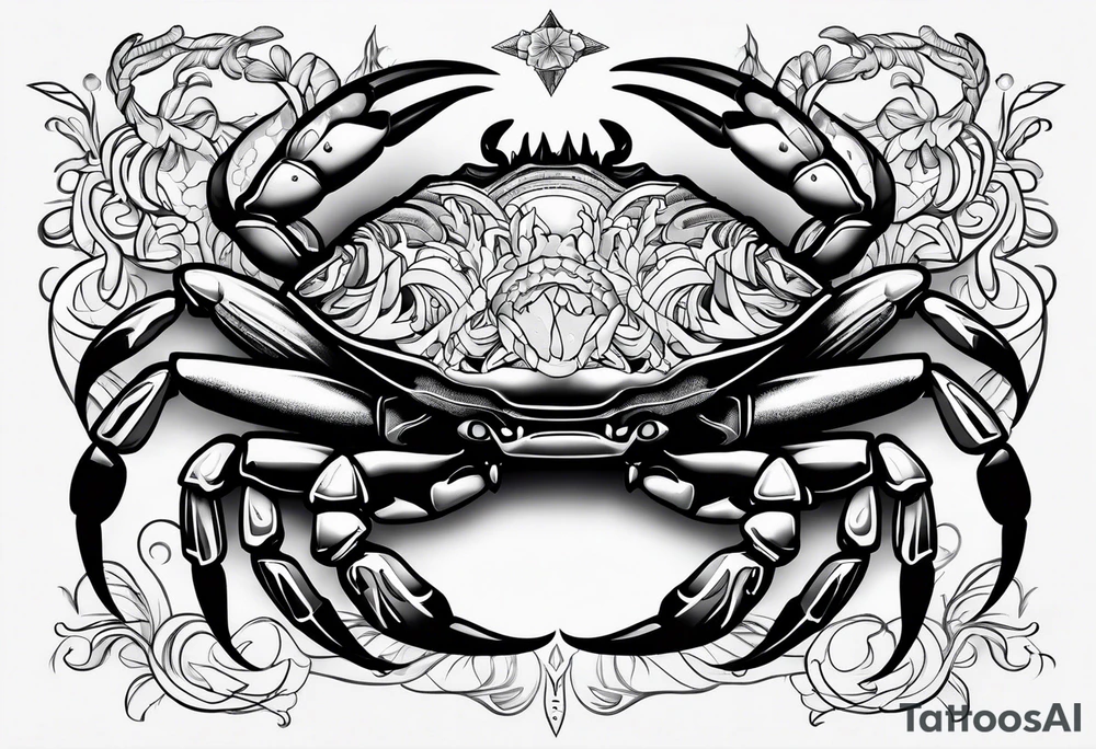 Crabs chicano tattoo idea