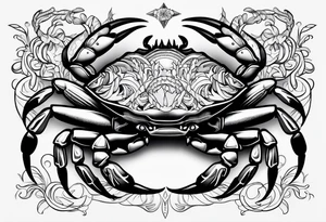 Crabs chicano tattoo idea