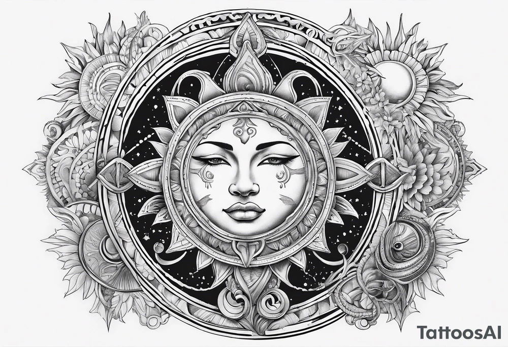 Sun in Pisces , Aquarius moon and Leo rising tattoo idea