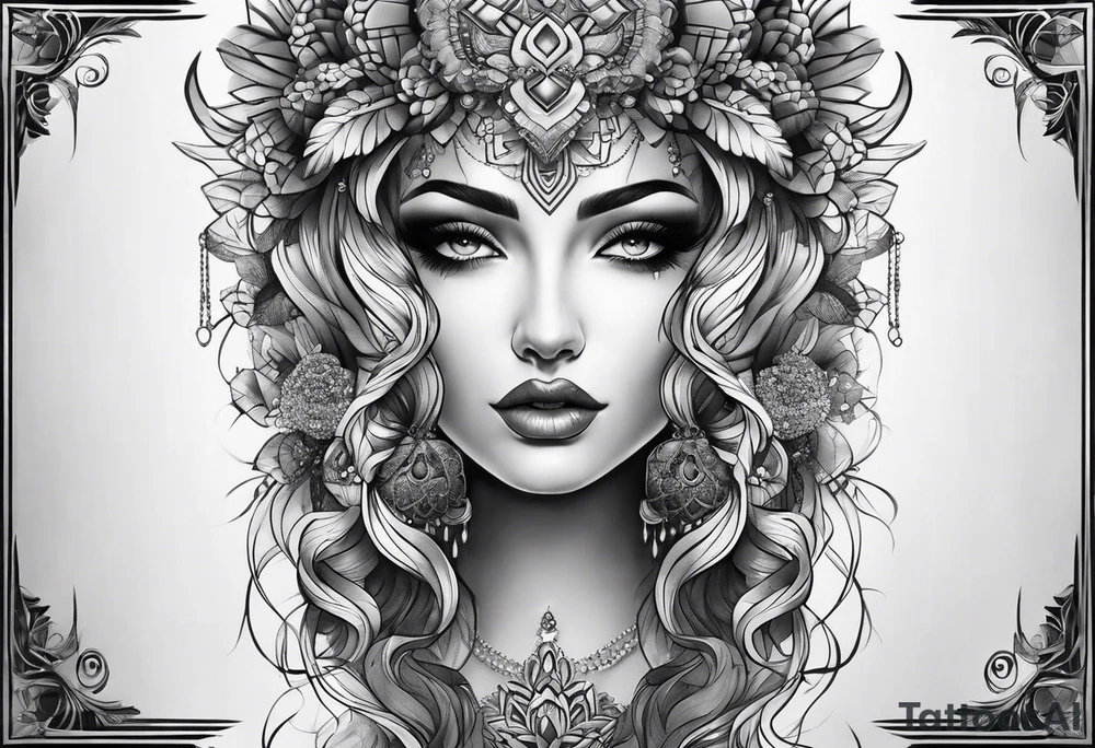 Full leg tattoo sleeve square tattoo idea