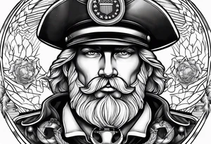 United states sailor tattoo idea