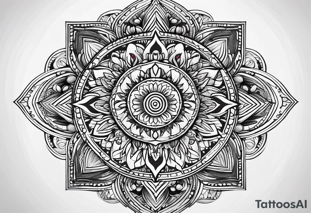 mandala tattoo idea