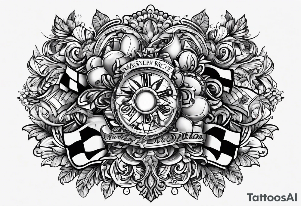 I want a tattoo containing the following two words "work hard" and "play hard". tattoo idea