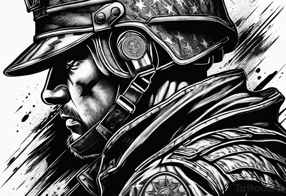 Darkness, Soldier, Fitness tattoo idea