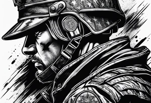 Darkness, Soldier, Fitness tattoo idea