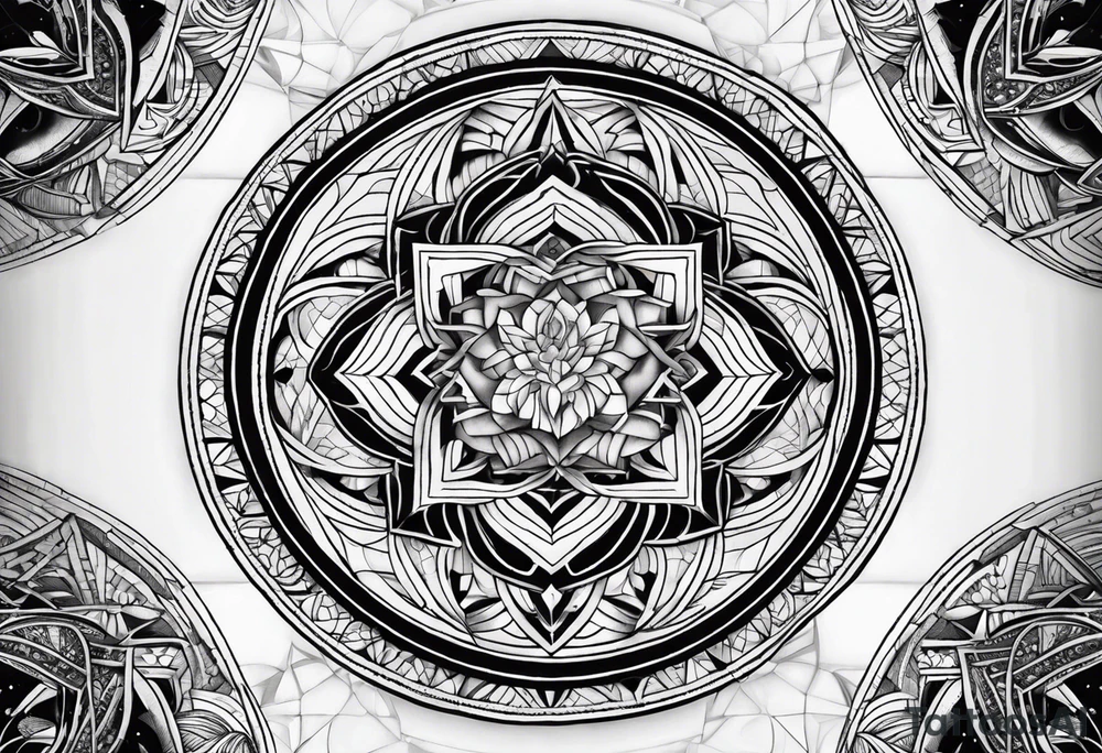 Sacred geometry, Pisces tattoo idea