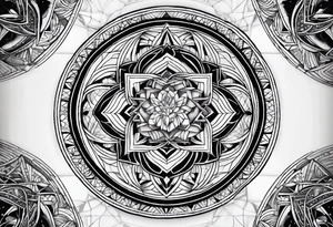 Sacred geometry, Pisces tattoo idea