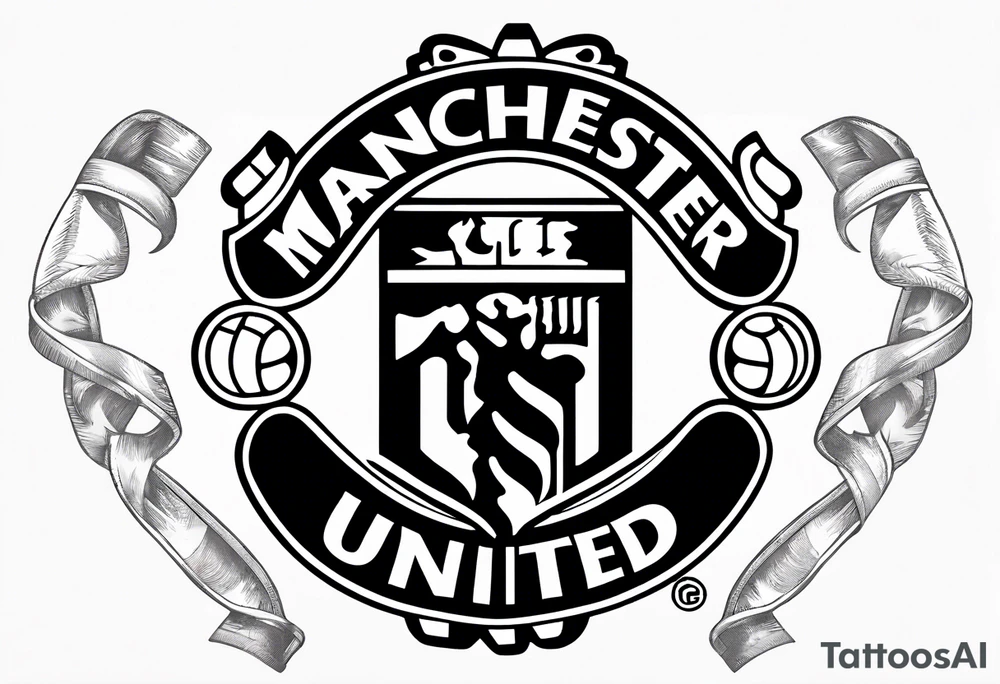 Manchester United Logo tattoo idea