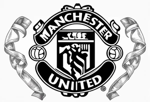 Manchester United Logo tattoo idea