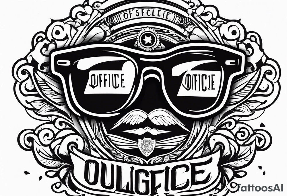 sunglasses Officer tattoo idea