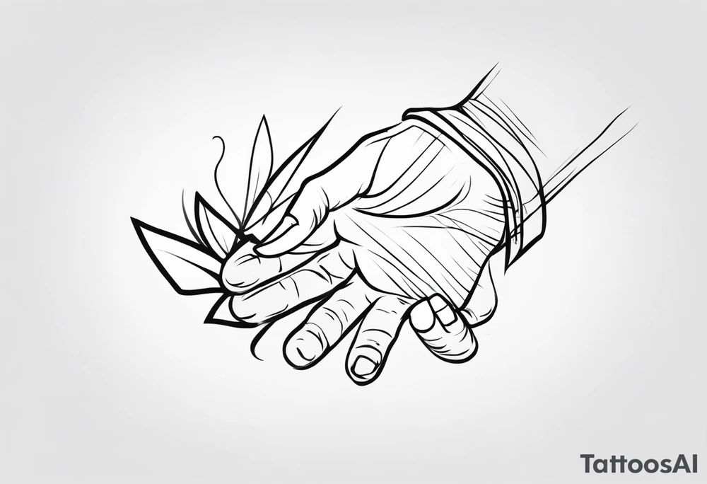hand tattoo tattoo idea