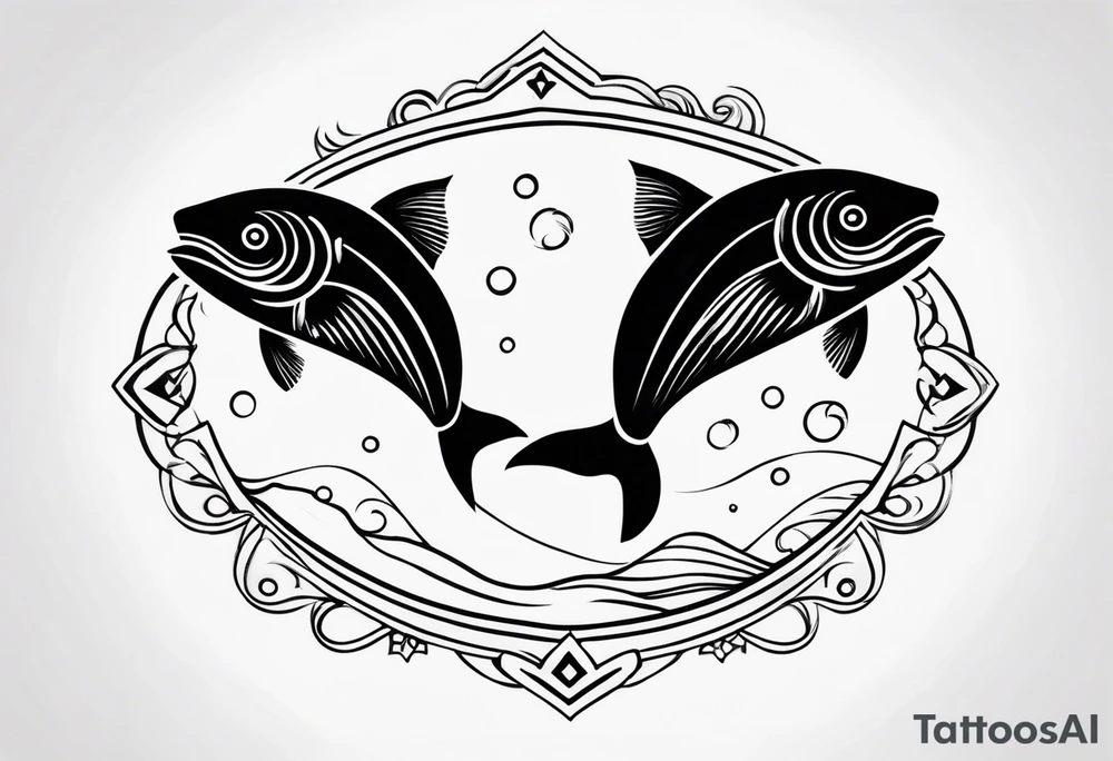 pisces tattoo idea