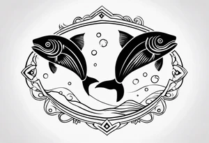 pisces tattoo idea