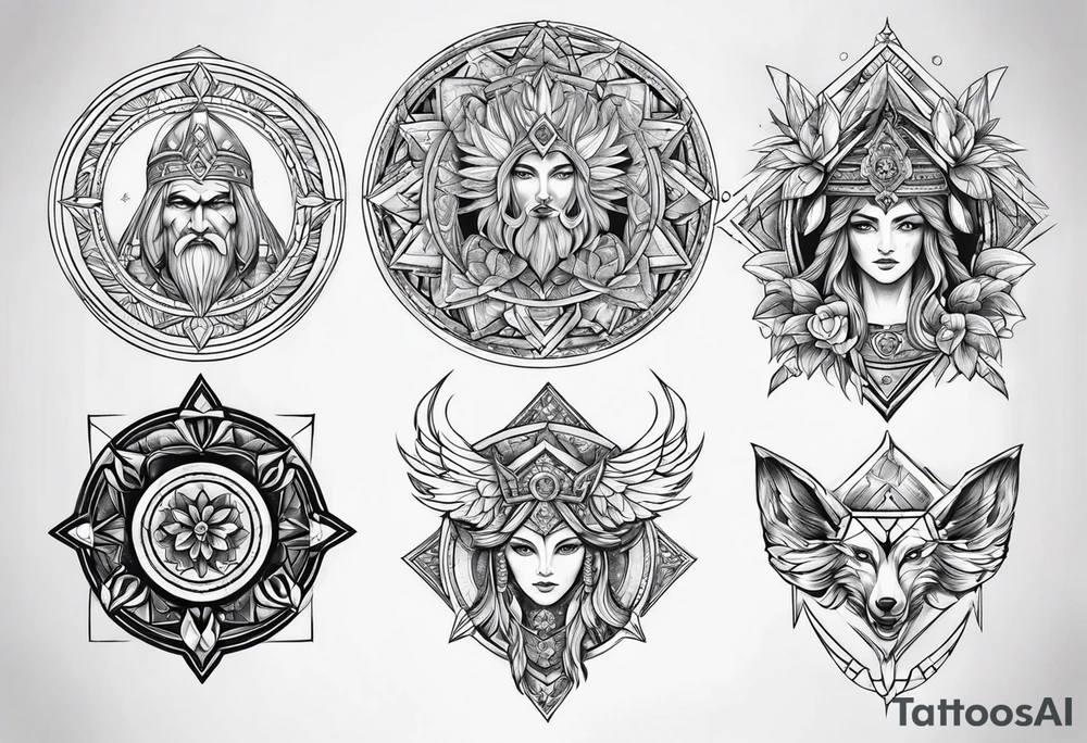Some romanian mythology and the date 15.07.2006 tattoo idea