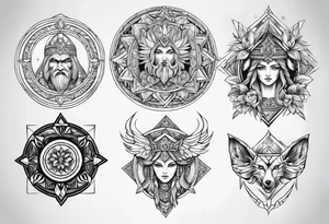 Some romanian mythology and the date 15.07.2006 tattoo idea