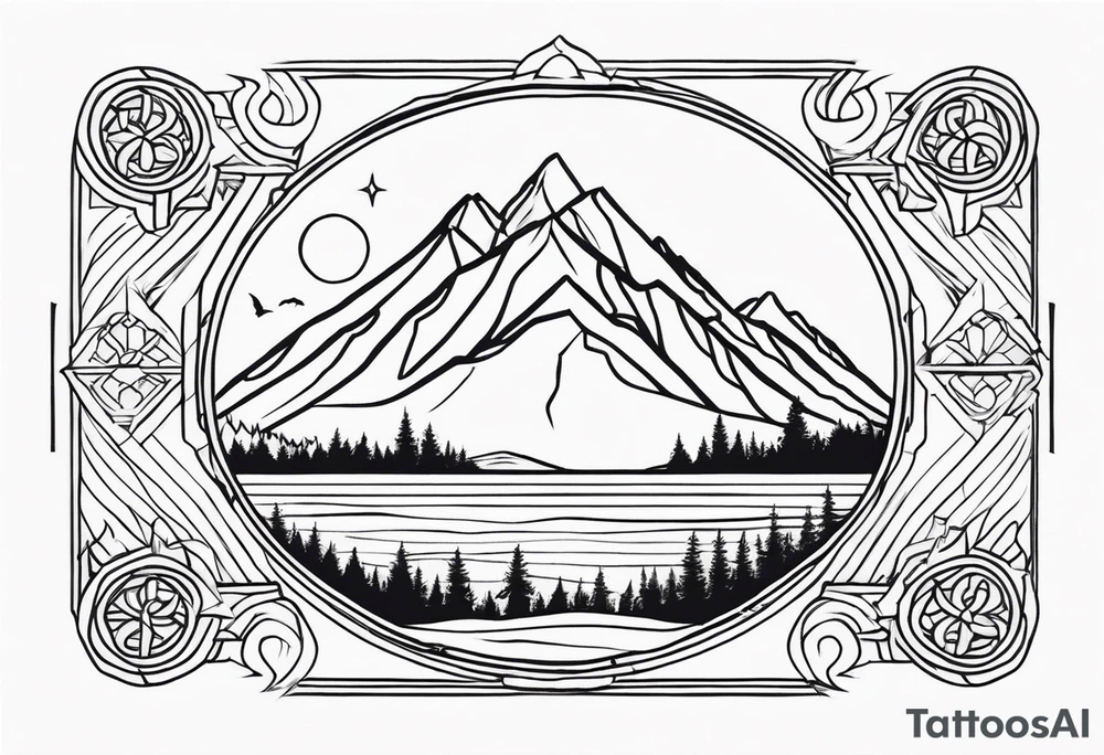 Kyrgyzstan tattoo idea