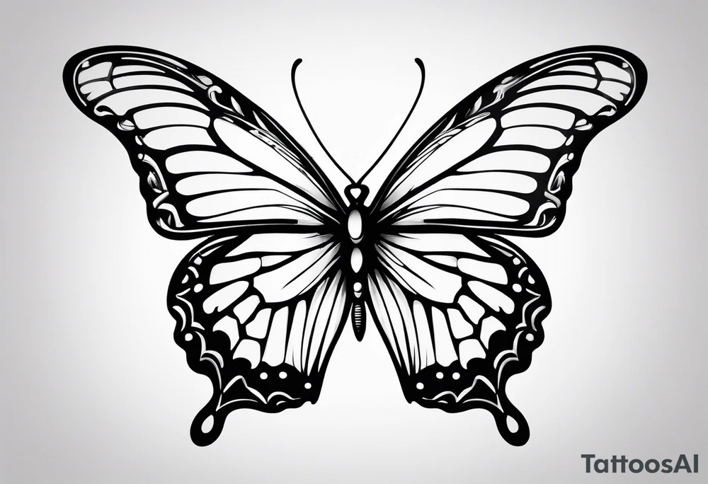 butterfly tattoo idea