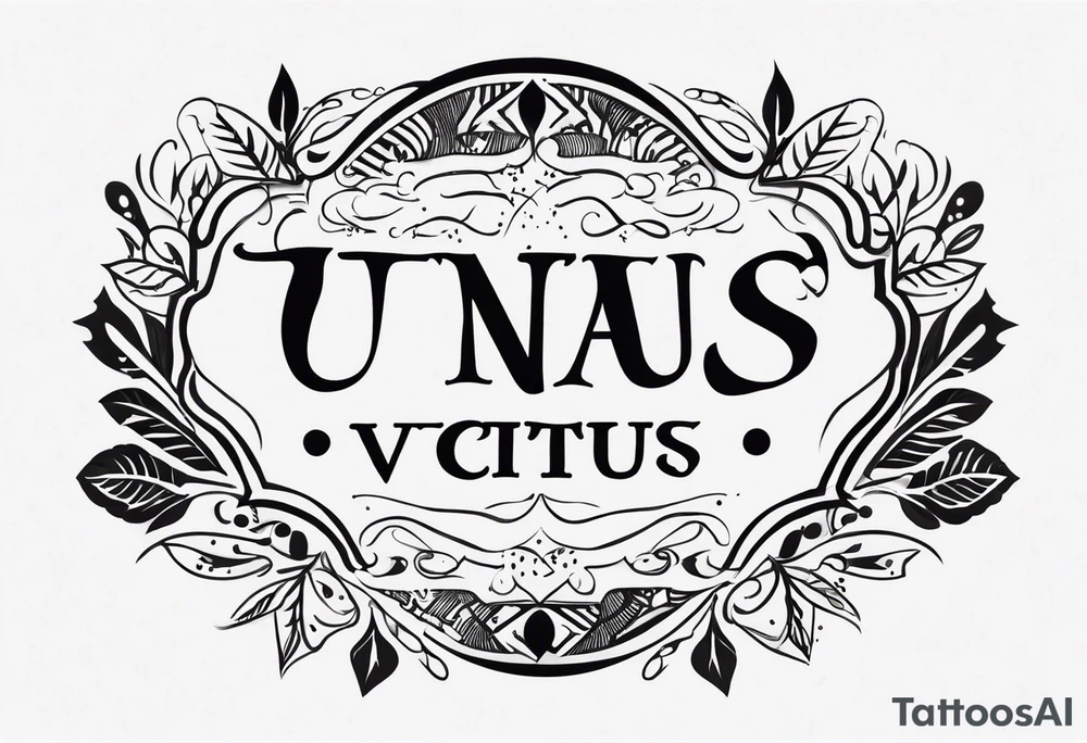 una salus victus tattoo idea