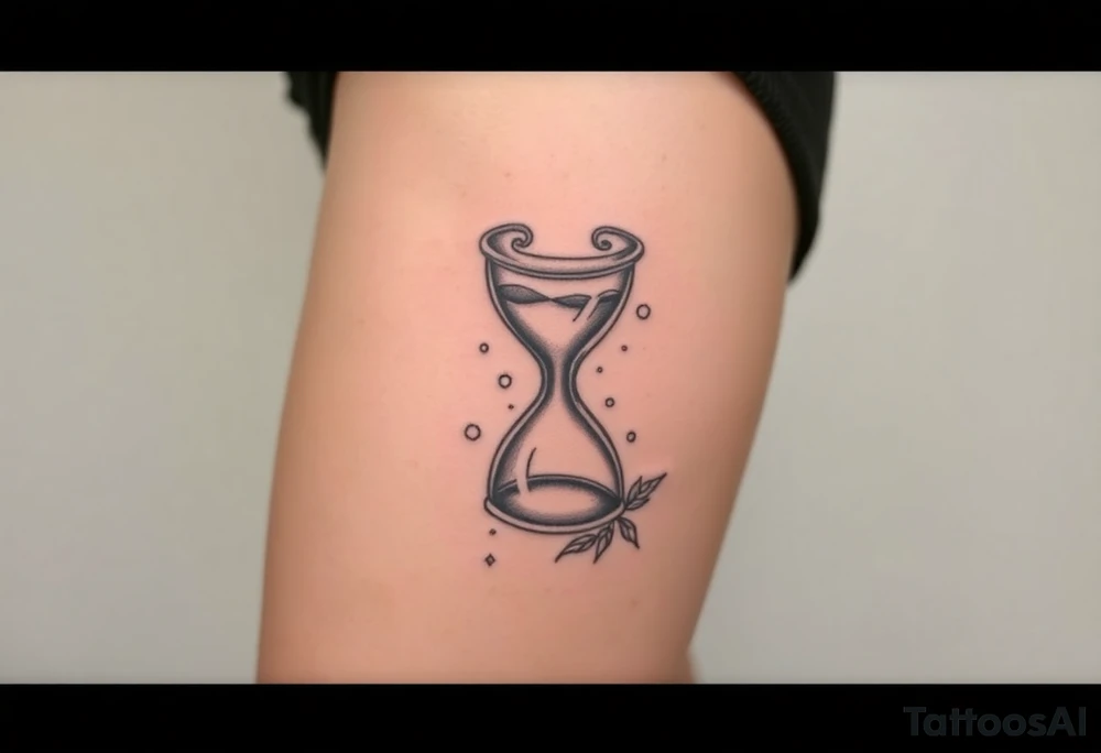 hourglass tattoo idea