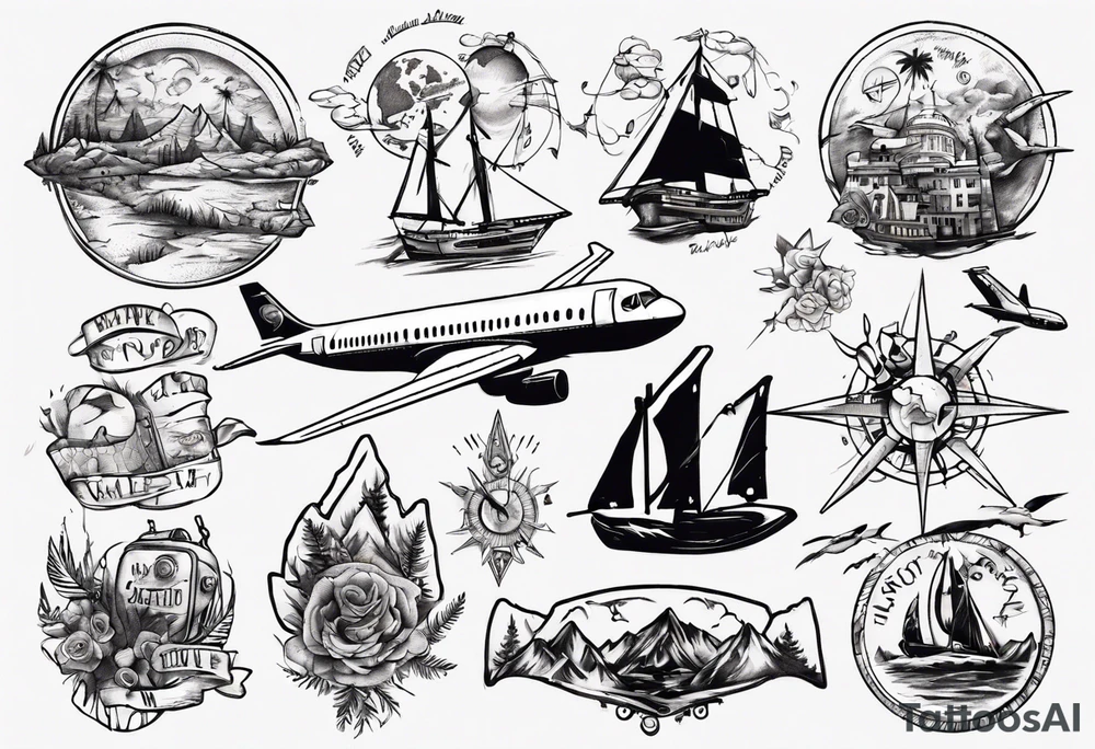 Travel tattoo idea