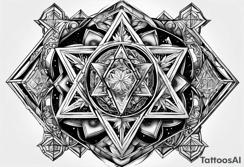 Metatron's cube tattoo idea