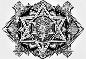 Metatron's cube tattoo idea