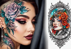 A lady reveals her boobs tattoo idea