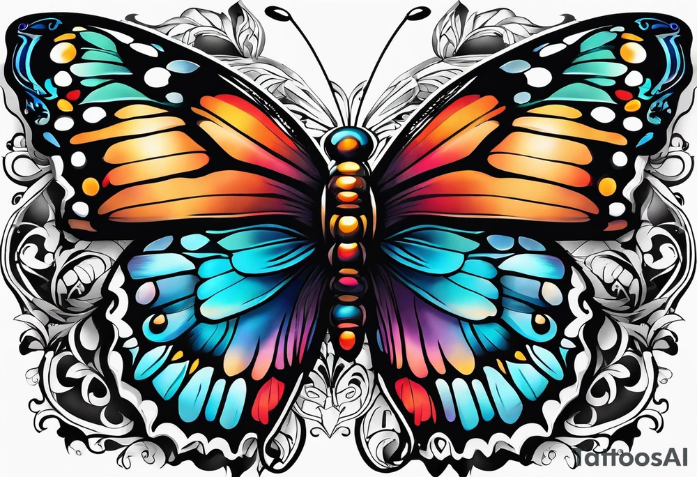 Butterfly tattoo idea