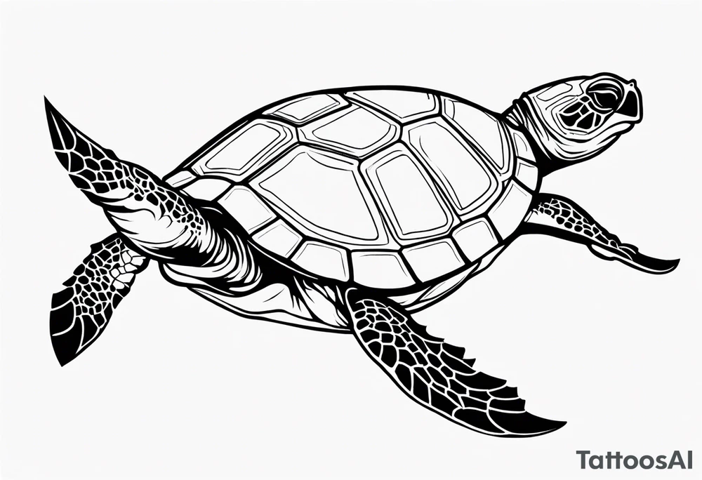 Turtle tattoo idea