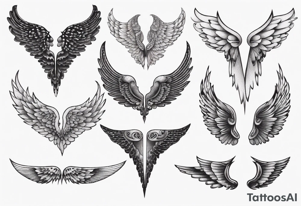 wings tattoo idea