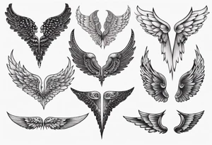 wings tattoo idea