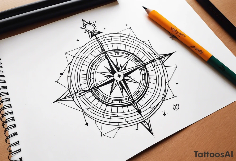Coordinates tattoo idea