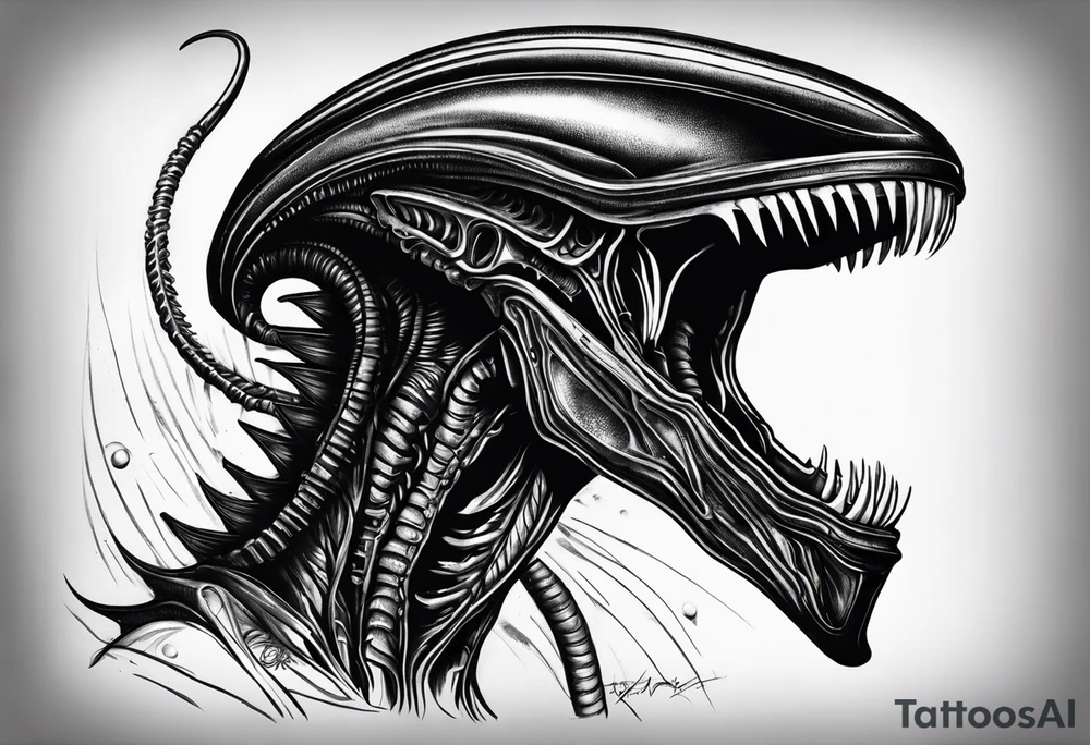Xenomorph tattoo idea
