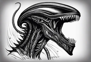 Xenomorph tattoo idea