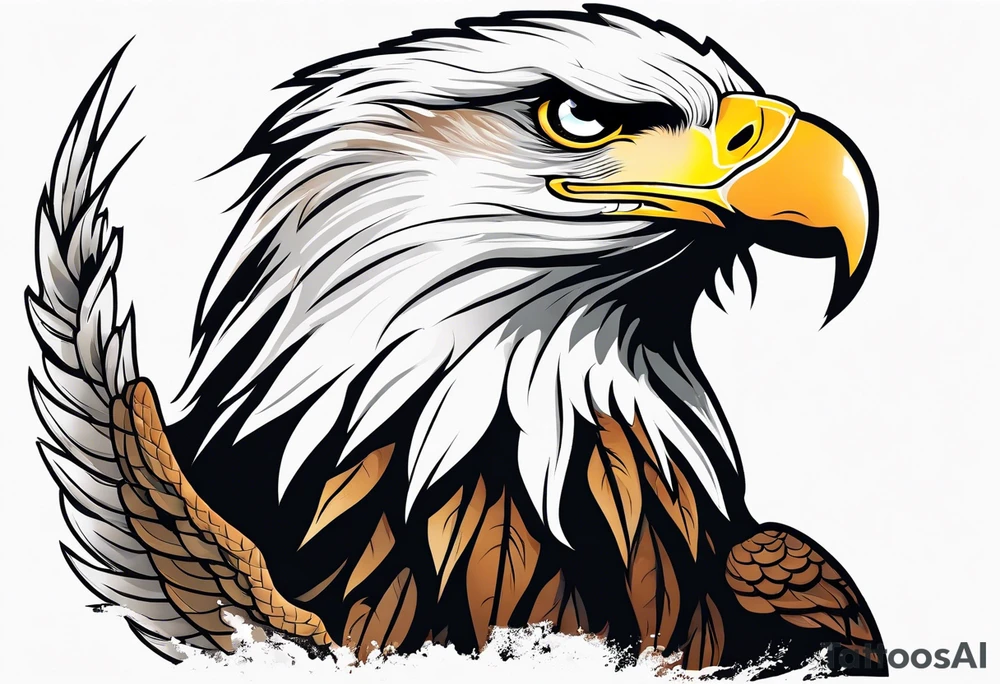 eagle screaming tattoo idea