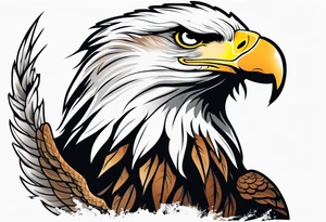 eagle screaming tattoo idea