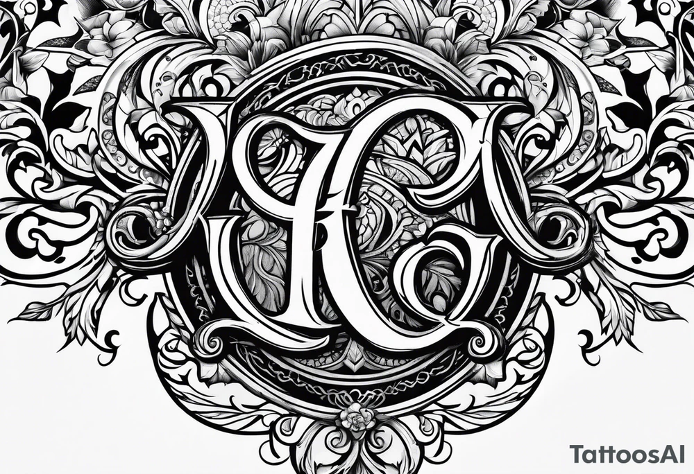 Initials  TAC tattoo idea