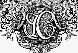 Initials  TAC tattoo idea